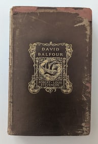 Scarce Book David Balfour by Robert Louis Stevenson, 1911