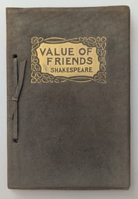 Book Value of Friends by Shakespeare and Selections by Twain, etc