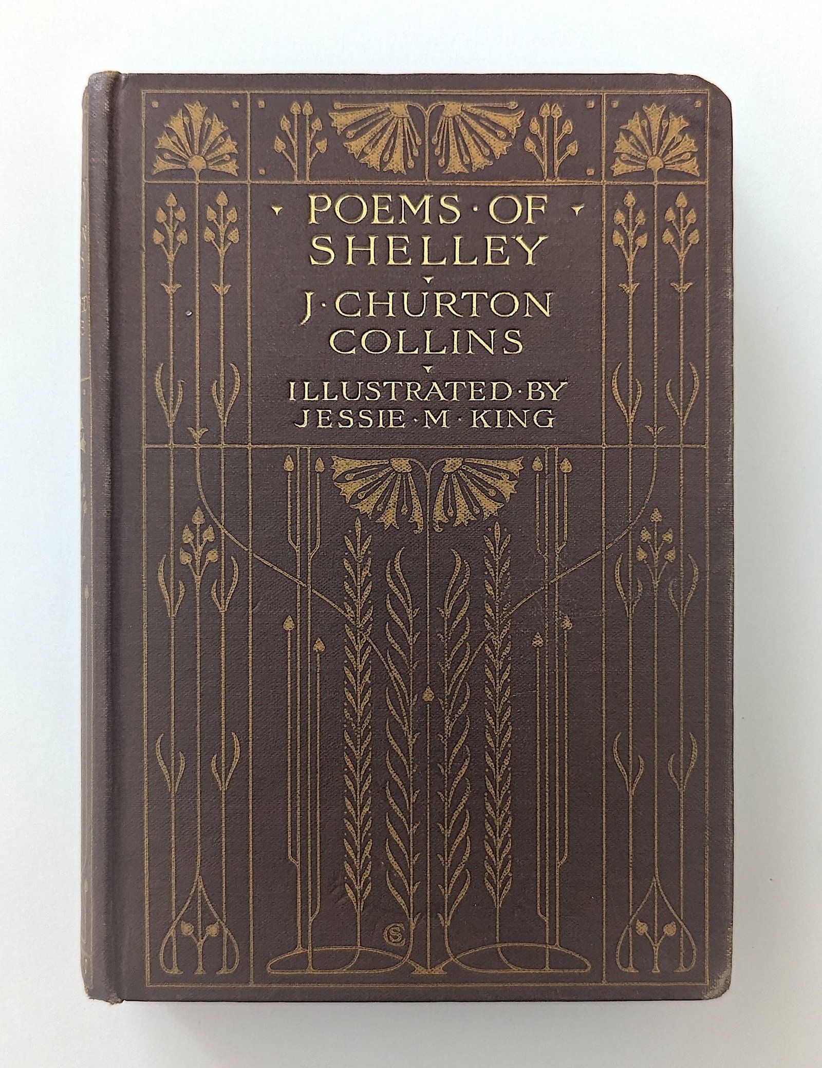 Poems Of Shelley by J. Churton Collins, Illust. Jessie M. King,: This lot comes from the estate of a dedicated collector during many years. Her collection has been meticulously stored since its acquisition. Several of her collectibles have been acquired in the past