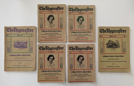 Set 6 The ROYCROFTER Magazines, 1930