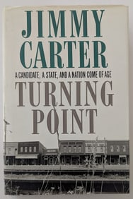 Autographed Copy Book by Pres. JIMMY CARTER - Turning Point