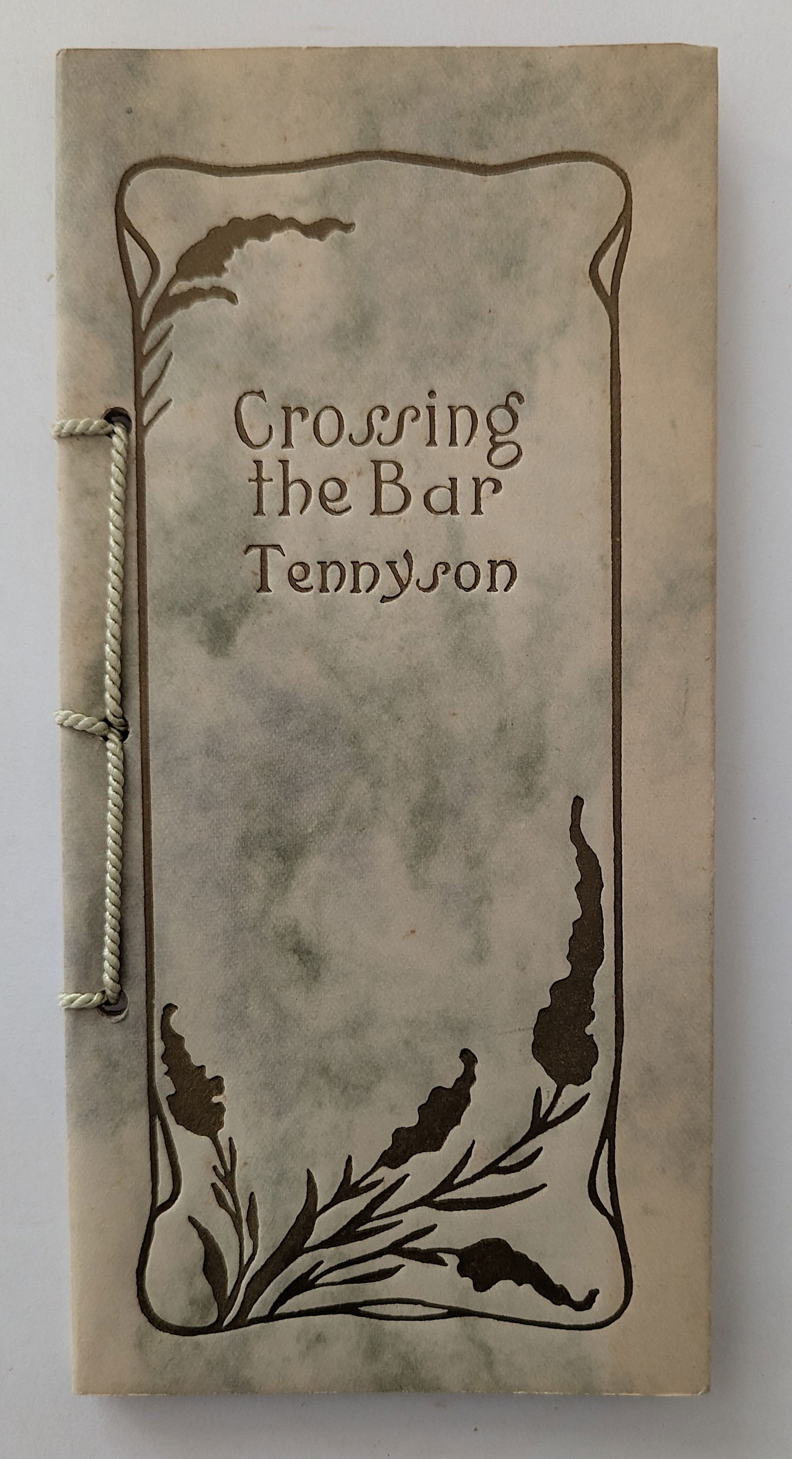 Vintage Booklet Poetry Crossing The Bar by Alfred Jennyson - in Box (1 of 3)