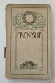 Vintage Book FRIENDSHIP by A. M. Davis Boston, 1909
