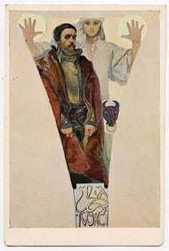 Mucha Art Nouveau Sila Tvurci Post Card 1921
