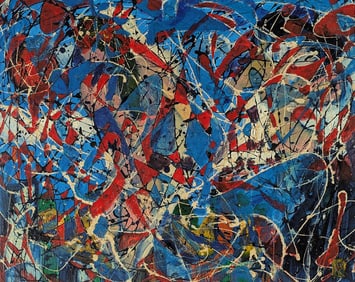DANIEL MARTINEZ (1961 - ) Abstract Expressionism Art Listed