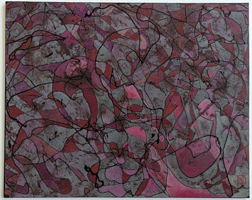DANIEL MARTINEZ (1961 - ) Abstract Expressionism Art Listed