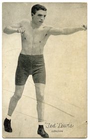 Rare AUTHENTIC Vintage Antique Scarce BOXING Card TED LEWIS