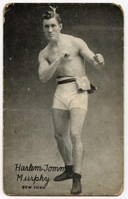 Rare AUTHENTIC Vintage Antique Scarce BOXING Card HARLEM TOMMY