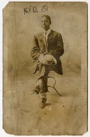 Rare AUTHENTIC Vintage Antique Scarce BOXING Card AFRICAN AMERICAN