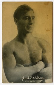 Rare AUTHENTIC Vintage Antique Scarce BOXING Card JACK BRITTON