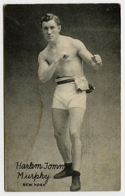 Rare AUTHENTIC Vintage Antique Scarce BOXING Card HARLEM TOMMY MURPHY