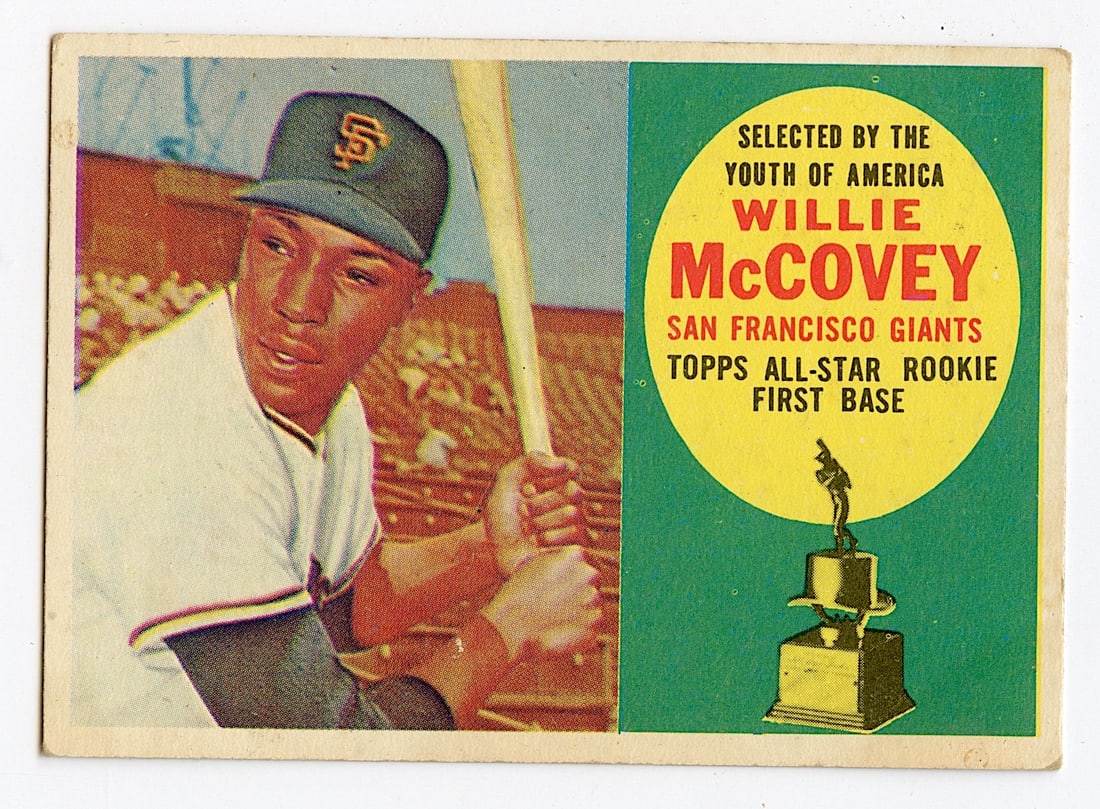 1960 Topps Baseball Card #316 Willie McCovey Rookie: Baseball Card. Provenance from a PBC Collector. We have included quality images to show it's actual condition. This lot is located in Boca Raton, Fl and its shipment will be made directly by Arteliste
