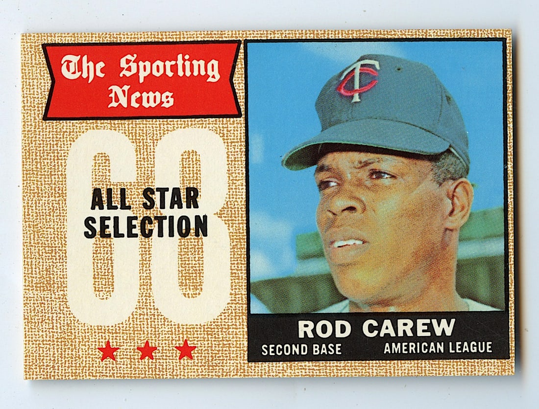 Vintage Baseball 1968 TOPPS MLB TRADING CARD #363 - ROD CAREW: Baseball Card. Provenance from a PBC Collector. We have included quality images to show it's actual condition. This lot is located in Boca Raton, Fl and its shipment will be made directly by Arteliste