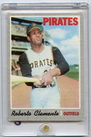 Baseball Card 1970 Topps Roberto Clemente Pittsburgh Pirates #350