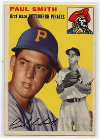 Vintage Baseball Card 1954 Topps #11 Paul Smith