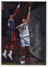1997-98 Bowman's Best Basketball #106 Tim Duncan Rookie Card
