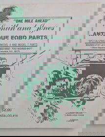 Vtg 1999 Smith & Jones Antique Ford Parts Catalog Cars