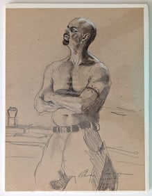 Original Art Drawing by RHODA YANOW PSA-MP 11" x 8.5" Listed
