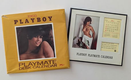 Vintage 1966 PLAYBOY - Playmate Desk Calendar