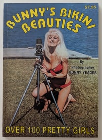 Hand Signed Bunny Yeager - Bunny's Bikini Beauties over 100 Girls