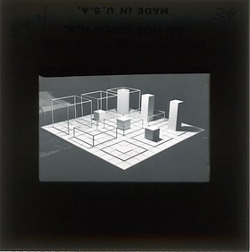 Art Original 20th C. 35mm Slide Artist SOL LEWITT (1928 - 2007)