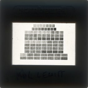 Art Original 20th C. 35mm Slide Artist SOL LEWITT (1928 - 2007)