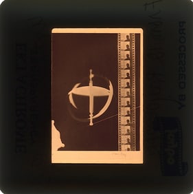 Art Original 20th C. 35mm Slide Artist MAN RAY (1890 - 1976)