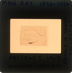 Art Original 20th C. 35mm Slide Artist MAN RAY (1890 - 1976)