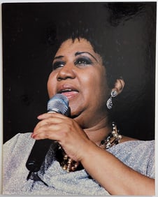 Original Photography Poster ARETHA FRANKLIN by SOLOMON VIOREL