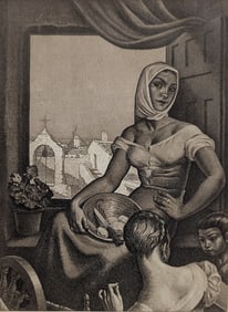 Vintage Grabado by TEODORO MICIANO BECERRA (Spain 1903 - 1974)