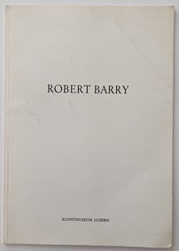 Robert Barry (German) - Robert Barry, Jean-Christophe Ammann, 1974