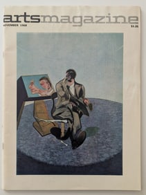 Scarce Arts Magazine - November 1968 Cover Francis Bacon