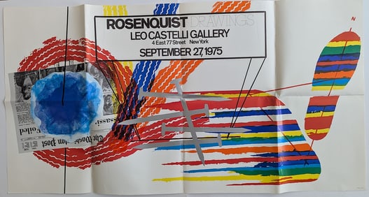 James Rosenquist Drawings 1975 Leo Castelli Gallery N.Y. Poster