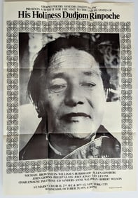 Vintage Poster Visit of His Holiness Dudjom Rinpoche, 1975