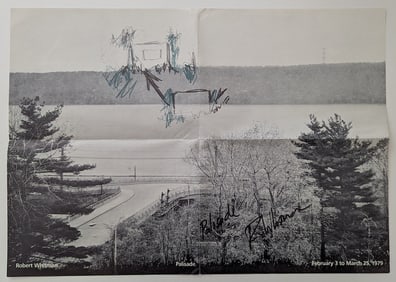 Robert Whitman Palisade Hudson River Museum 1979 Poster