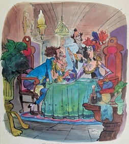 Original Watercolor DISNEY Illustration by ALVARO ARCE
