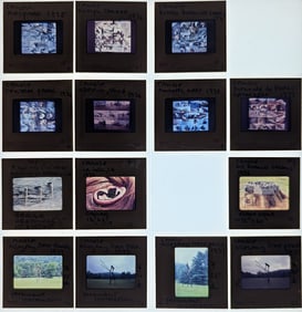 Scarce Set of Original 20th C. Set 35mm Art Slides CANOLE