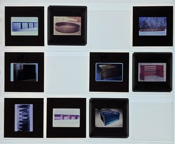 Scarce Set of Original 20th C. Set 35mm Art Slides JUDD