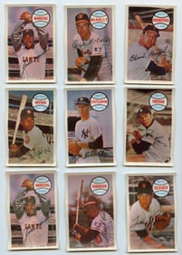 Vintage 1970 Set 9 Kellogs 3-D Baseball Super Stars XOGRAPH