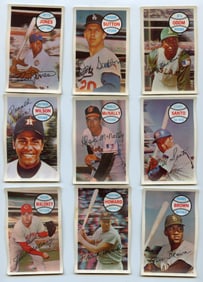 Vintage 1970 Set 9 Kellogs 3-D Baseball Super Stars XOGRAPH