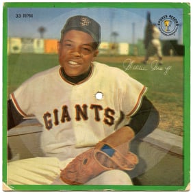 Willie Mays Story SF Giants HOF Columbia Sports History Record 33RPM