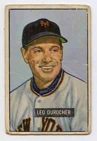 Baseball Card 1951 Bowman LEO DUROCHER