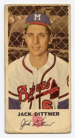 1954 JOHNSTON COOKIES JACK DITTMER #6