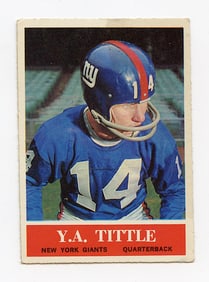 1964 Philadelphia Y.A. Tittle #124 HOF Giants
