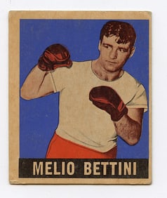 1948 Leaf Boxing Card #36 Melio Bettini