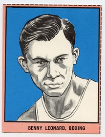 1963 U. S. Jewish Sport Benny Leonard Boxing Card