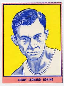 1963 U. S. Jewish Sport Benny Leonard Boxing Card