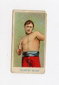 1910 E75 American Caramel Prize Fighters Marvin Hart 122E