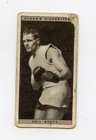 1928 Ogdens Pugilists In Action Boxing #38 Phil Scott