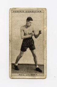 1928 Ogdens Pugilists In Action Boxing #24 Phil Lolosky